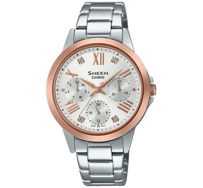 Купити ГОДИННИК CASIO SHE-3516SG-7AUEF ⌚ Наручні годинники на fabrikachasov.com ⭐ Безкоштовна доставка по Україні від 3000 грн ✈ Гарантія ✔ 10.000 моделей. Знижки!