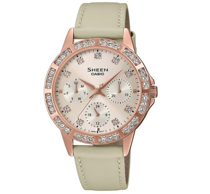 Купити ГОДИННИК CASIO SHE-3517PGL-9AUEF ⌚ Наручні годинники на fabrikachasov.com ⭐ Безкоштовна доставка по Україні від 3000 грн ✈ Гарантія ✔ 10.000 моделей годинників кращих брендів!