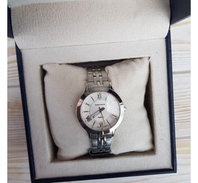 Купити ГОДИННИК ROMANSON TM7A05LLW ⌚ Наручні годинники на fabrikachasov.com ⭐ Безкоштовна доставка по Україні від 3000 грн ✈ Гарантія ✔ 10.000 моделей годинників кращих брендів!