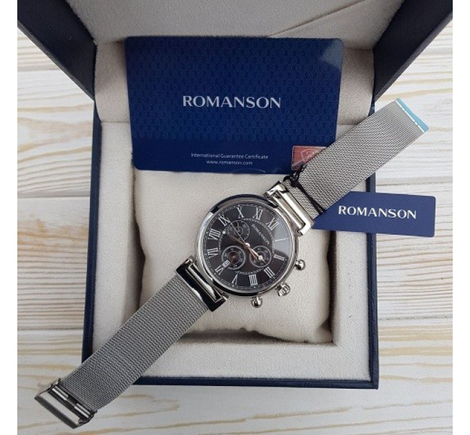 Купити ГОДИННИК ROMANSON TM7A08HMW ⌚ Наручні годинники на fabrikachasov.com ⭐ Безкоштовна доставка по Україні від 3000 грн ✈ Гарантія ✔ 10.000 моделей годинників кращих брендів!