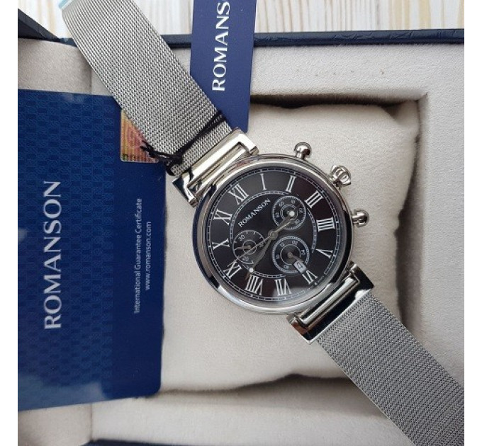 Купити ГОДИННИК ROMANSON TM7A08HMW ⌚ Наручні годинники на fabrikachasov.com ⭐ Безкоштовна доставка по Україні від 3000 грн ✈ Гарантія ✔ 10.000 моделей годинників кращих брендів!