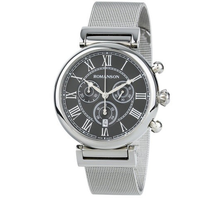 Купити ГОДИННИК ROMANSON TM7A08HMW ⌚ Наручні годинники на fabrikachasov.com ⭐ Безкоштовна доставка по Україні від 3000 грн ✈ Гарантія ✔ 10.000 моделей годинників кращих брендів!
