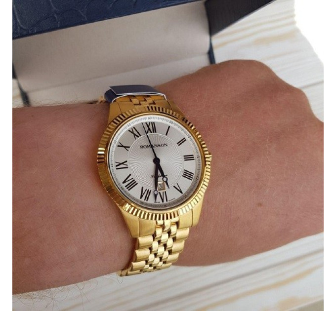 Купити ГОДИННИК ROMANSON TM7A19MMG ⌚ Наручні годинники на fabrikachasov.com ⭐ Безкоштовна доставка по Україні від 3000 грн ✈ Гарантія ✔ 10.000 моделей годинників кращих брендів!
