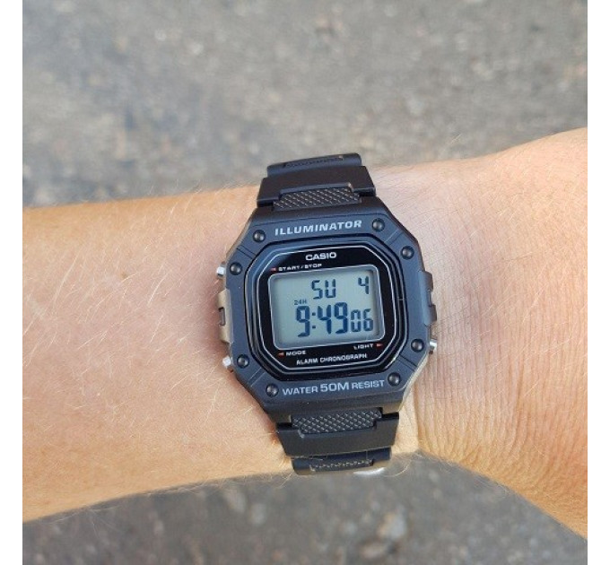 Купить Часы CASIO W-218H-1AVEF ⌚ Наручные часы на fabrikachasov.com ⭐ Бесплатная доставка по Украине от 3000 грн ✈ Гарантия ✔ 10.000 моделей часов лучших брендов!