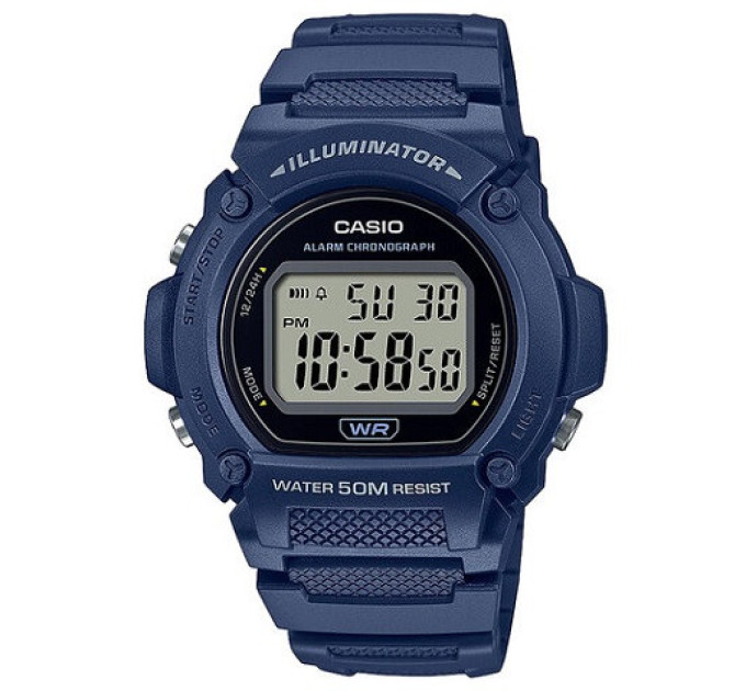 Купить Часы CASIO W-219H-2AVEF ⌚ Наручные часы на fabrikachasov.com ⭐ Бесплатная доставка по Украине от 3000 грн ✈ Гарантия ✔ 10.000 моделей часов лучших брендов!