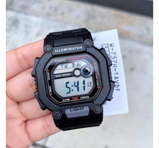 Купить Часы CASIO W-737H-1A ⌚ Наручные часы на fabrikachasov.com ⭐ Бесплатная доставка по Украине от 3000 грн ✈ Гарантия ✔ 10.000 моделей часов лучших брендов!