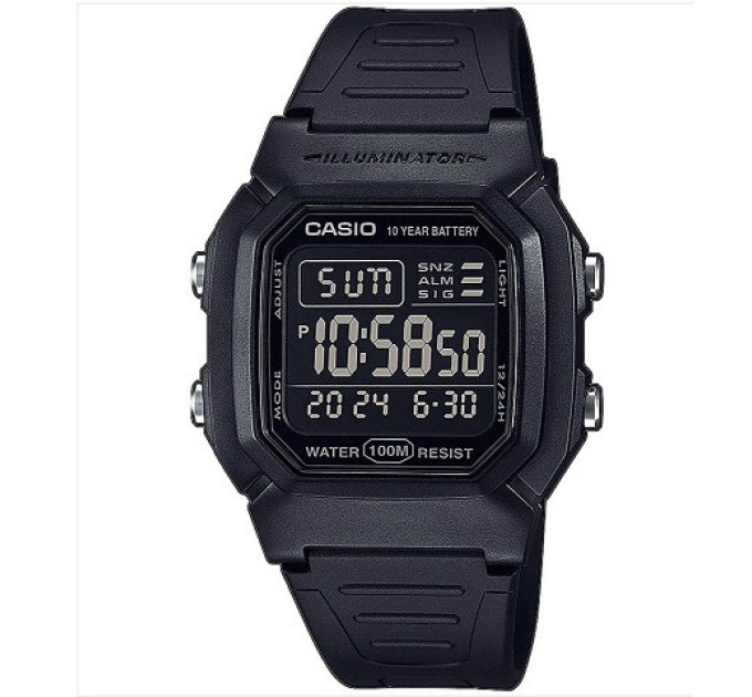 Купить Часы CASIO W-800H-1BVES ⌚ Наручные часы на fabrikachasov.com ⭐ Бесплатная доставка по Украине от 3000 грн ✈ Гарантия ✔ 10.000 моделей часов лучших брендов!