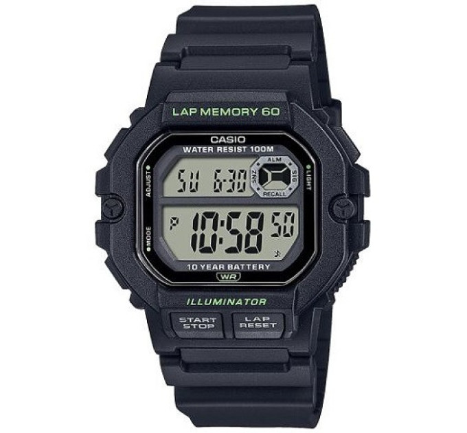 Купить Часы CASIO WS-1400H-1A ⌚ Наручные часы на fabrikachasov.com ⭐ Бесплатная доставка по Украине от 3000 грн ✈ Гарантия ✔ 10.000 моделей. Скидки!