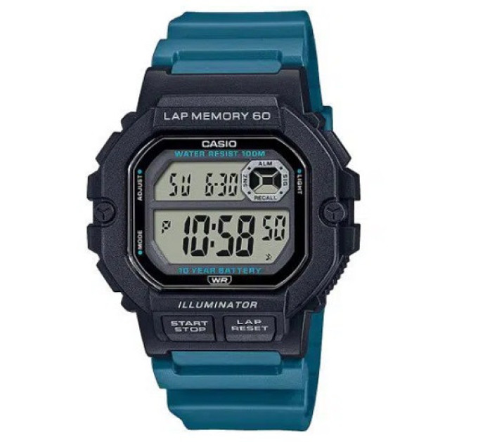 Купить Часы CASIO WS-1400H-3A ⌚ Наручные часы на fabrikachasov.com ⭐ Бесплатная доставка по Украине от 3000 грн ✈ Гарантия ✔ 10.000 моделей. Скидки!