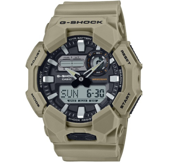 Купити ГОДИННИК CASIO GA-010-5AER ⌚ Наручні годинники на fabrikachasov.com ⭐ Безкоштовна доставка по Україні від 3000 грн ✈ Гарантія ✔ 10.000 моделей годинників кращих брендів!