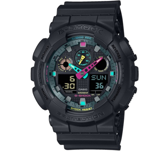 Купити ГОДИННИК CASIO GA-100MF-1AER ⌚ Наручні годинники на fabrikachasov.com ⭐ Безкоштовна доставка по Україні від 3000 грн ✈ Гарантія ✔ 10.000 моделей годинників кращих брендів!