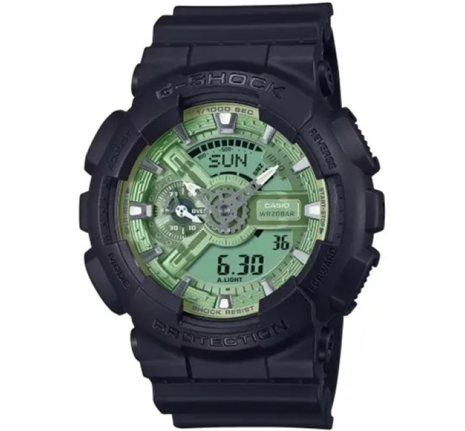 Купити ГОДИННИК CASIO GA-110CD-1A3 ⌚ Наручні годинники на fabrikachasov.com ⭐ Безкоштовна доставка по Україні від 3000 грн ✈ Гарантія ✔ 10.000 моделей годинників кращих брендів!