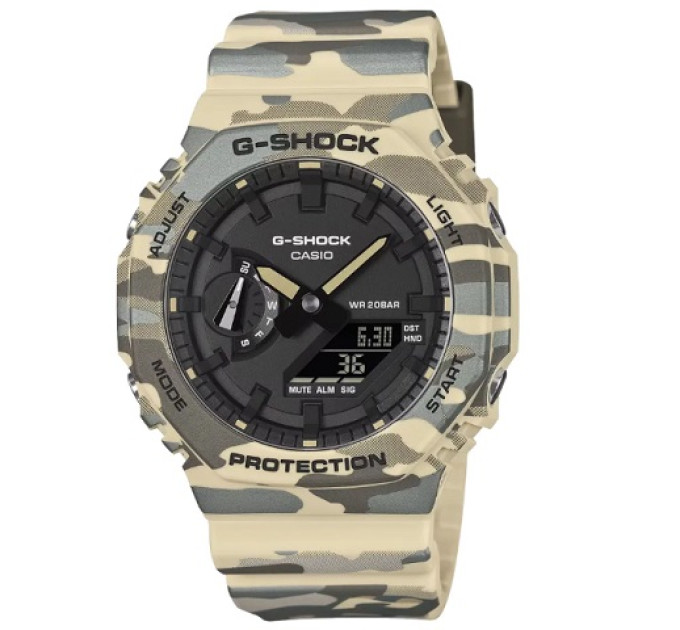Купити ГОДИННИК CASIO GA-2100CM-5AER ⌚ Наручні годинники на fabrikachasov.com ⭐ Безкоштовна доставка по Україні від 3000 грн ✈ Гарантія ✔ 10.000 моделей годинників кращих брендів!