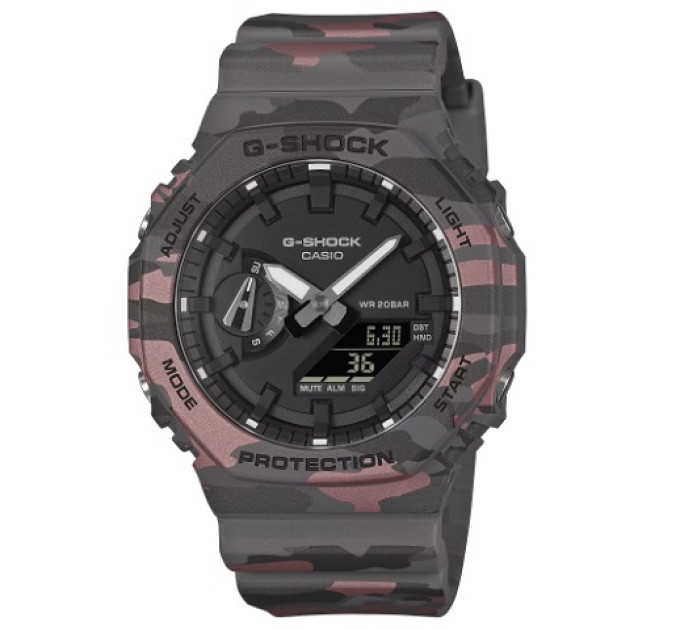 Купити ГОДИННИК CASIO GA-2100CM-8AER ⌚ Наручні годинники на fabrikachasov.com ⭐ Безкоштовна доставка по Україні від 3000 грн ✈ Гарантія ✔ 10.000 моделей годинників кращих брендів!