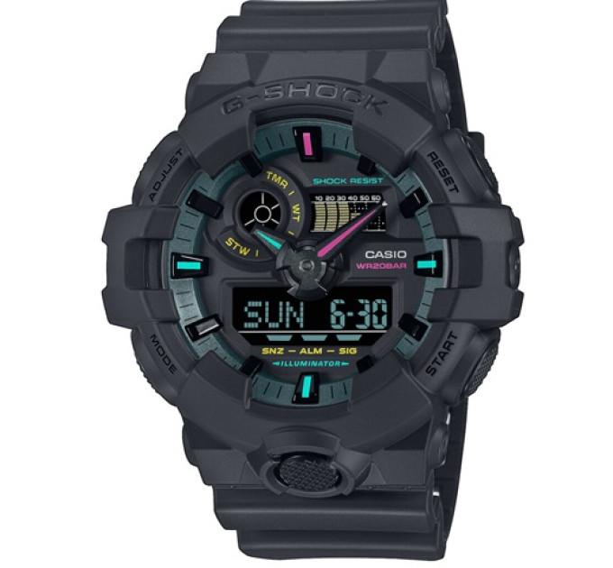 Купити ГОДИННИК GA-700MF-1AER ⌚ Наручні годинники на fabrikachasov.com ⭐ Безкоштовна доставка по Україні від 3000 грн ✈ Гарантія ✔ 10.000 моделей годинників кращих брендів!