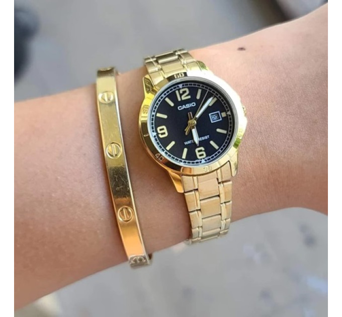 Купити ГОДИННИК CASIO LTP-V004G-1B ⌚ Наручні годинники на fabrikachasov.com ⭐ Безкоштовна доставка по Україні від 3000 грн ✈ Гарантія ✔ 10.000 моделей годинників кращих брендів!