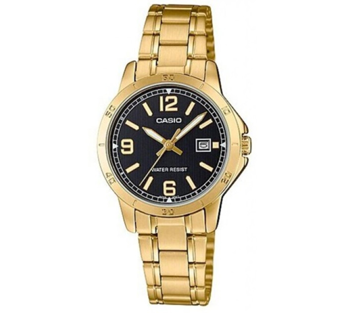 Купити ГОДИННИК CASIO LTP-V004G-1B ⌚ Наручні годинники на fabrikachasov.com ⭐ Безкоштовна доставка по Україні від 3000 грн ✈ Гарантія ✔ 10.000 моделей годинників кращих брендів!