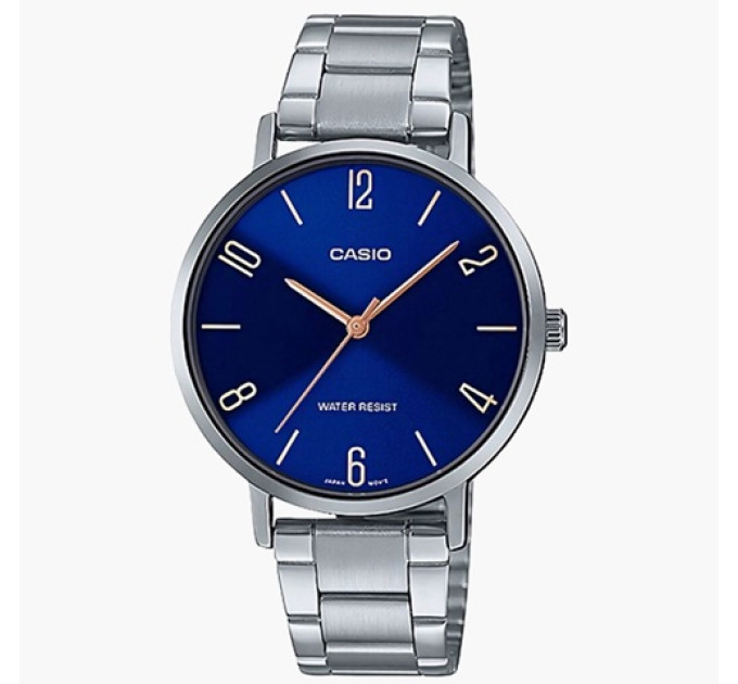 Купити ГОДИННИК CASIO LTP-VT01D-2B2UDF ⌚ Наручні годинники на fabrikachasov.com ⭐ Безкоштовна доставка по Україні від 3000 грн ✈ Гарантія ✔ 10.000 моделей годинників кращих брендів!