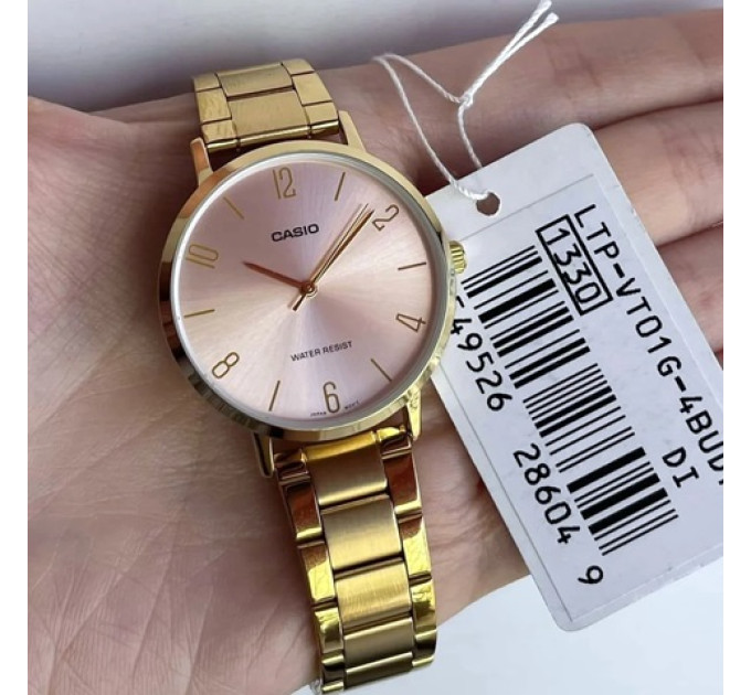 Купити ГОДИННИК CASIO LTP-VT01G-4BUDF ⌚ Наручні годинники на fabrikachasov.com ⭐ Безкоштовна доставка по Україні від 3000 грн ✈ Гарантія ✔ 10.000 моделей годинників кращих брендів!