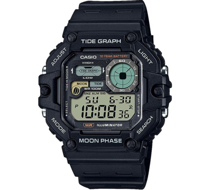 Купить Часы CASIO WS-1700H-1A ⌚ Наручные часы на fabrikachasov.com ⭐ Бесплатная доставка по Украине от 3000 грн ✈ Гарантия ✔ 10.000 моделей часов лучших брендов!