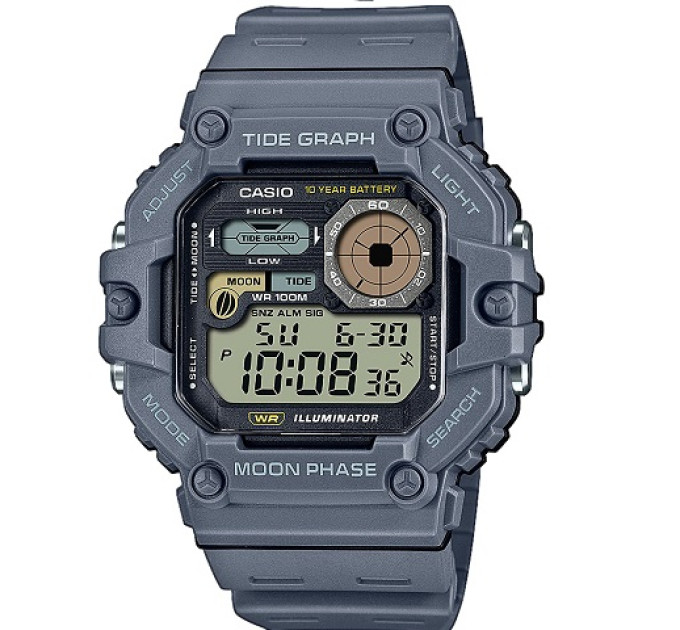 Купить Часы CASIO WS-1700H-8A ⌚ Наручные часы на fabrikachasov.com ⭐ Бесплатная доставка по Украине от 3000 грн ✈ Гарантия ✔ 10.000 моделей часов лучших брендов!